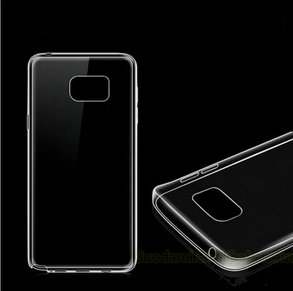 Crystal Transparent TPU Gel Case For Samsung Galaxy Note 4 Note 5 Soft Clear Silicon Cover