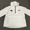Custom New Arrive fashion autumn water proof windbreaker jacket print your design in white