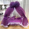 Beautiful lace pet beds Iron Princess Bed Tip pads cats bed