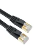 Flexible 8 Cores PVC Jacket Flat Wire Cable 1 Meter CAT7 FTP Patch Cable