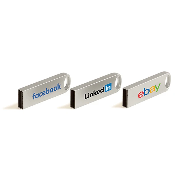 Wholesale cheap price free custom logo promotion metal USB pen drive 1GB 2GB 4GB 8GB - ANKUX.COM