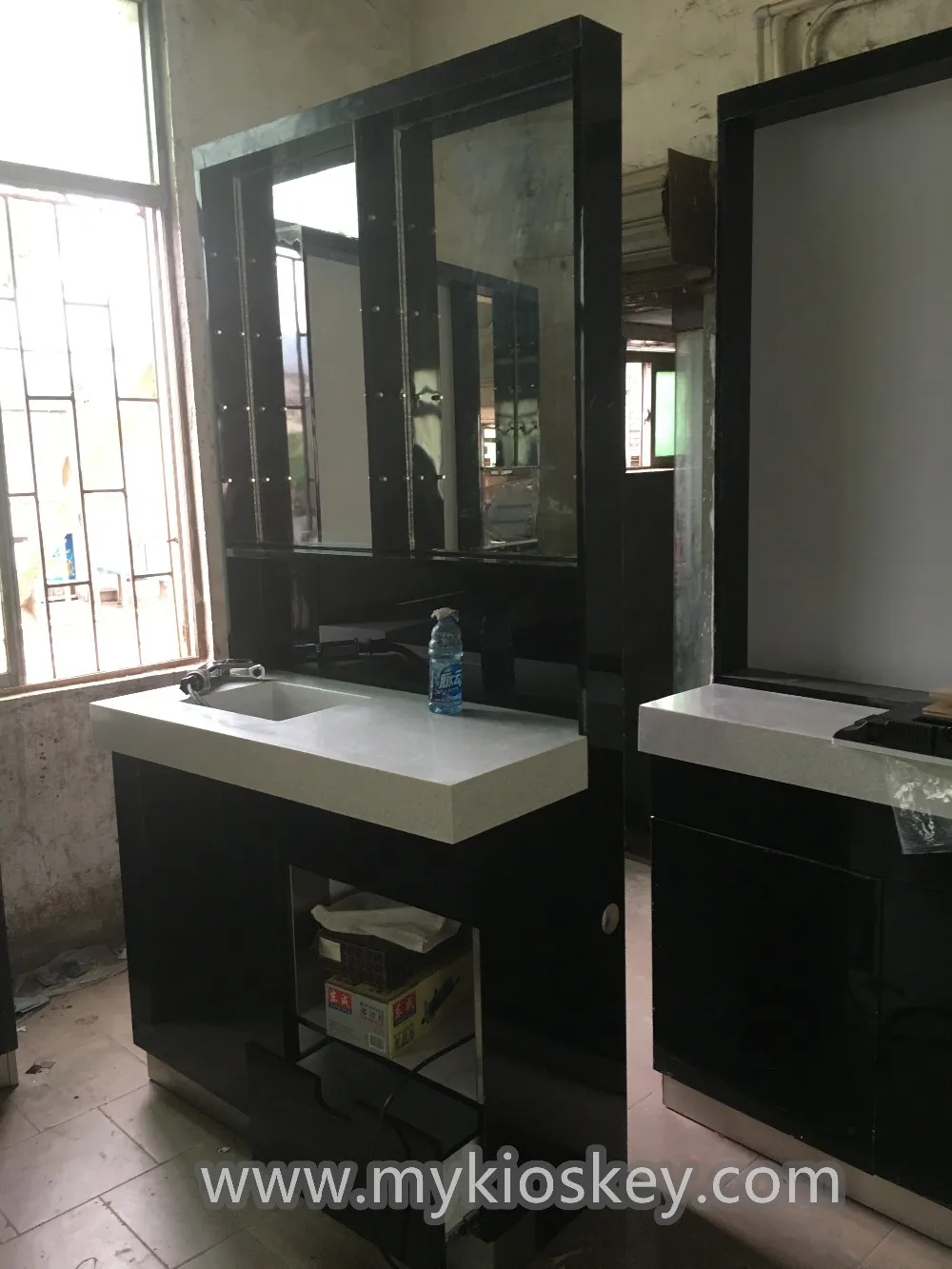 Moderne Design Haar Salon Möbel Für Barber Shop/barber Shop Schränke