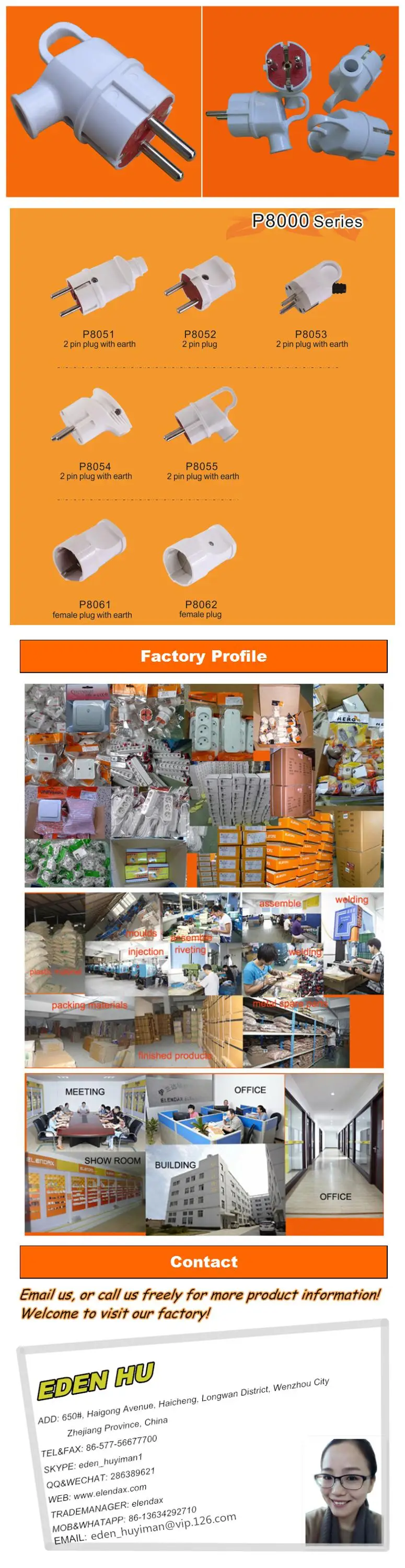 German Type Earthed Plug With Handle Buy German Type Earthed Plug