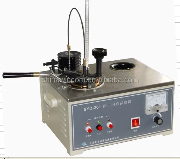 Automatic closed cup flash point tester/apparatus