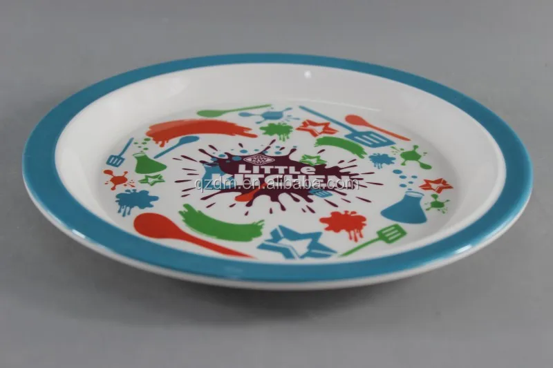 Unbreakable Melamine Kid's Dinner Plate LFGB