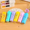 Hot selling Cartoon Plastic Bank Coin Holder / Portable Purse Money Box Tube Saving / for Gifts Game Coin Holder with Keyring