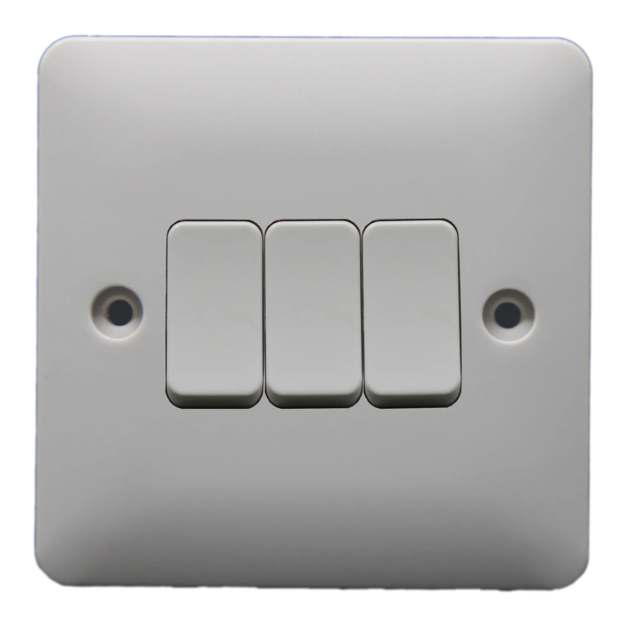 Zn306 10a Uk 3 Gang 2 Way Electric Wall Light Switches