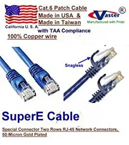 100/% Copper 24Awg Green UTP Cat5 Snagless Straight Patch Cable 14 Ft