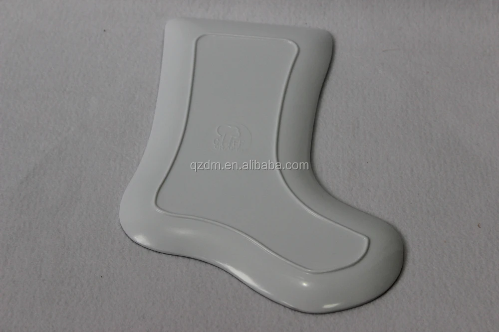 Shoe Shaped Melamine Dessert Plates For Xmas