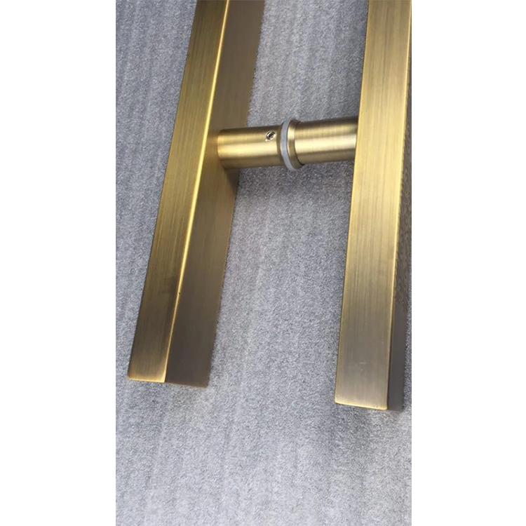 Decorative Gold Luxury Brass Antique Copper Door Handles For Wood Door