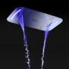 Bathroom Accessories Romantic Style Colorful LED Shower Faucet SPA Massage Multi Function Rainfall Waterfall Mist Spray Shower