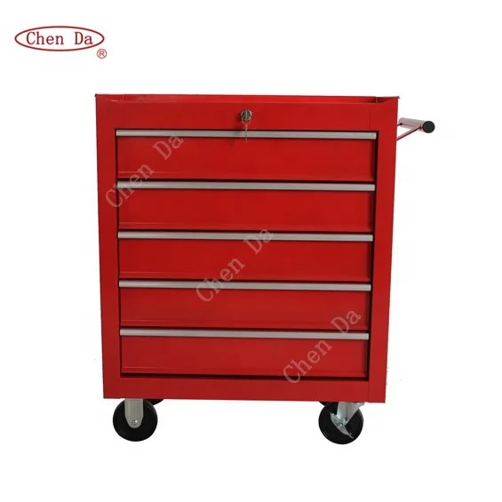 5 Drawers Roller Stainless Steel Kraftwelle Germany Tool Cabinet