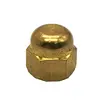 High quality Brass Copper Hex Domed Screw End Cap Nut