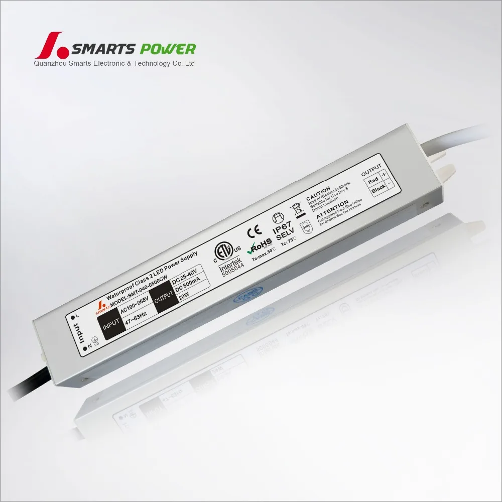 High Stability Ce Ul Listed 23w 500w Constant Current Led Driver Ip67 ...