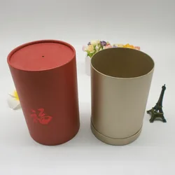 chinese round paper tea gift box packaging wholesale