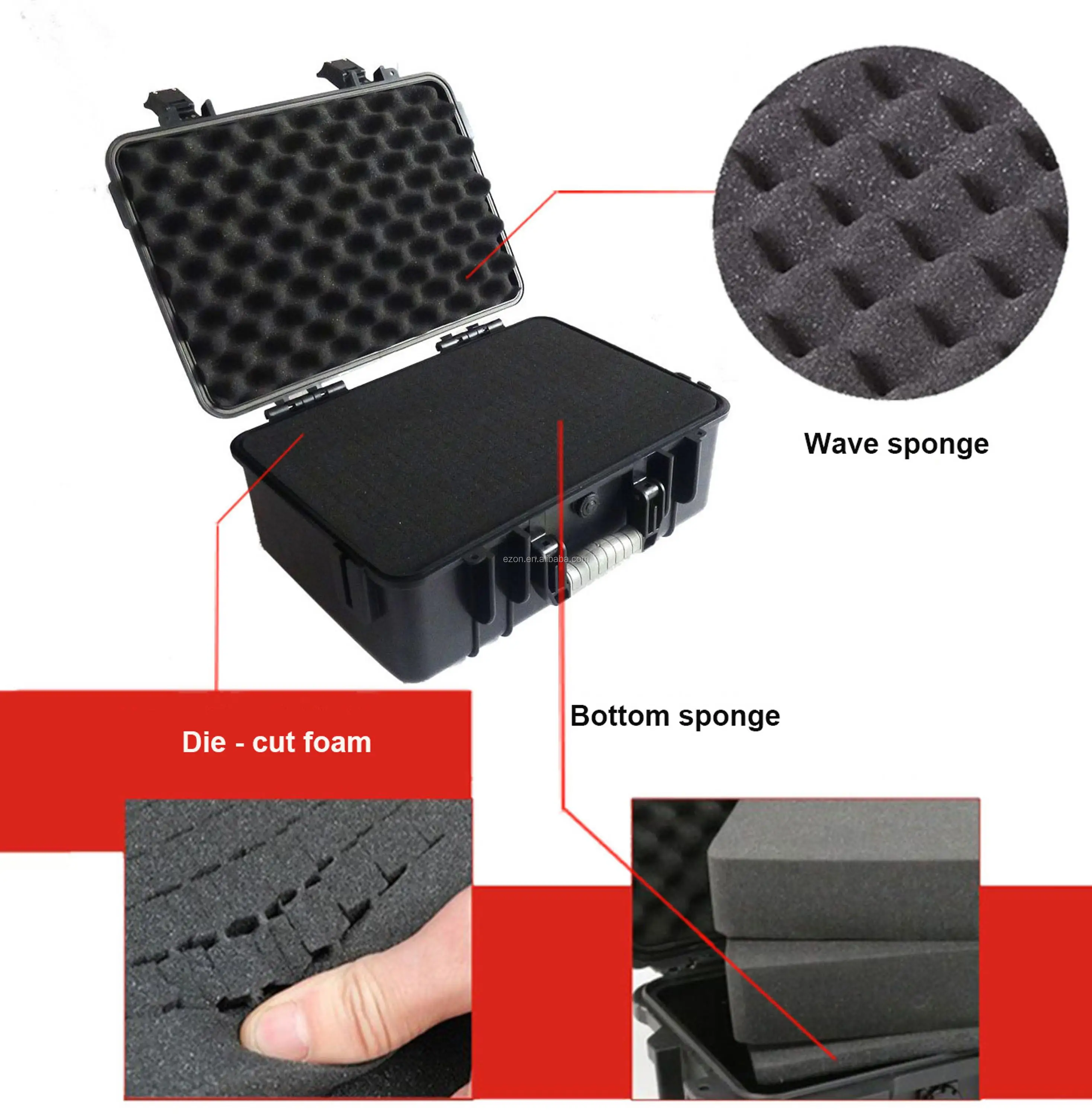 Multi-purpose tool case/Shockproof Customized EVA Carry hard Tool Case/Multi-Function Plastic Tools Case