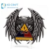 Wholesale personalized custom metal zinc alloy engraved embossed 3D military american eagle coin for collection