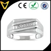 2015 Hottest Quality Indonesia Stainless Titanium Rings Stainless Ssteel Ring For Stone, Hot Titanium Steel Stone Setting Rings