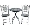 Aks Garden Furniture suppliers garden outdoor furniture led cream metal garden decorative stone furniture mosaic table