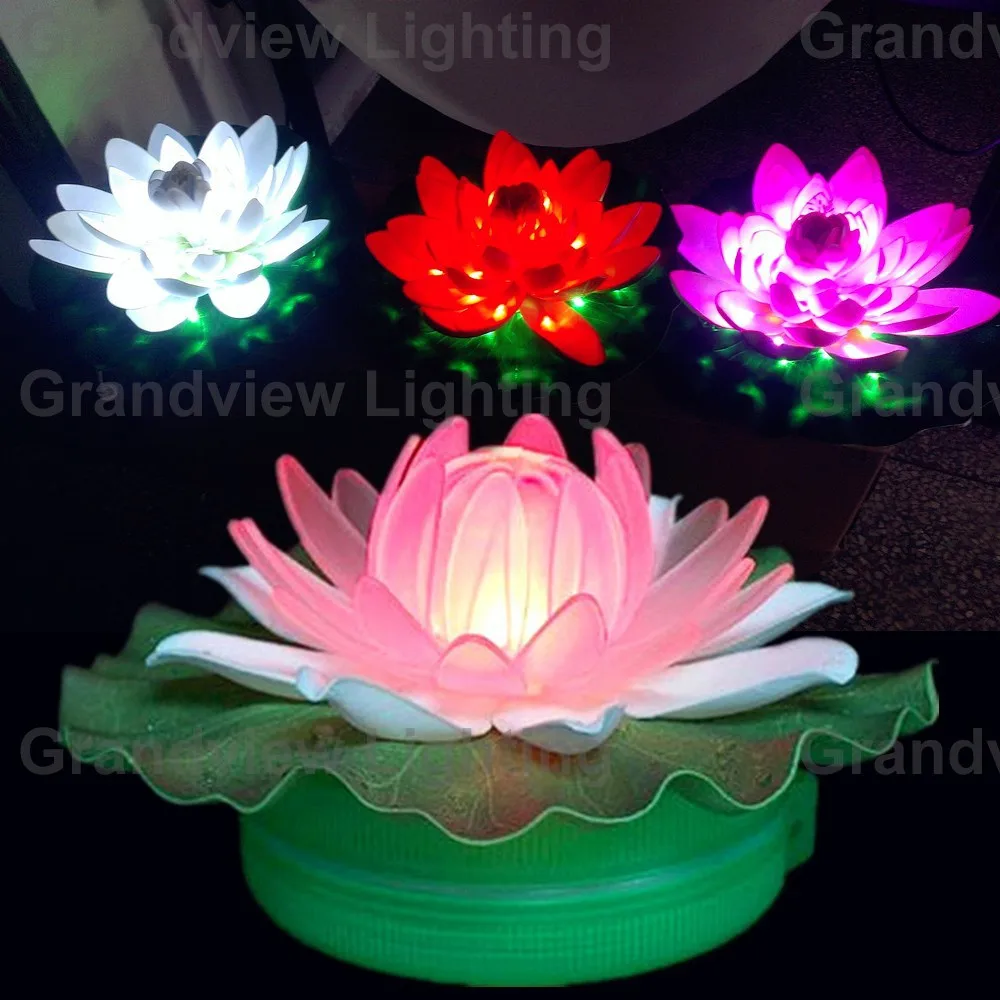 Top Sale Garden Decoration Led Flower Light with Lotus