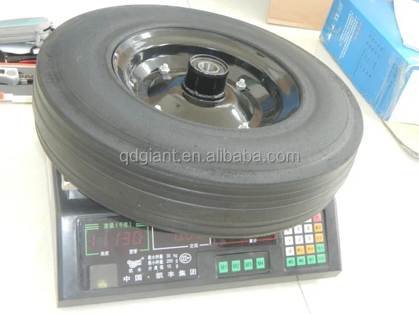 Heavy duty Mixers solid rubber tire 400x100