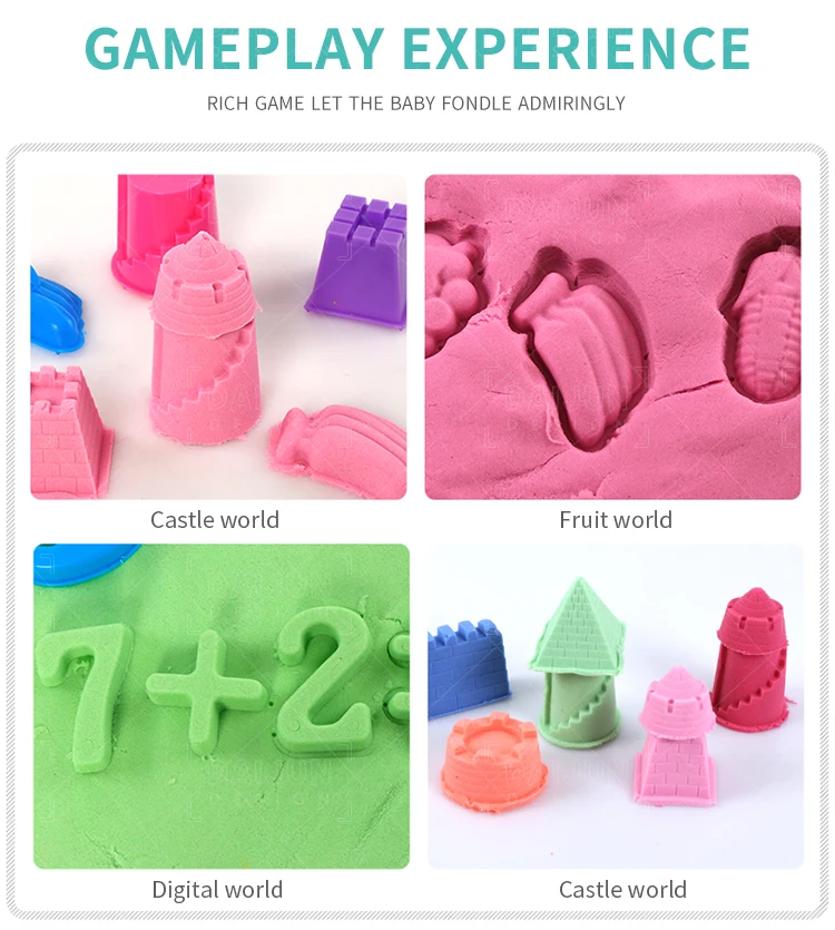 Ecofriendly Magic Sand Colorful Soft Play Sand Toys Set For Kids Buy Play Sand,Magic Sand