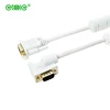 2017 new hot sell 15 pin Male / Male vga cable straight head to angle head