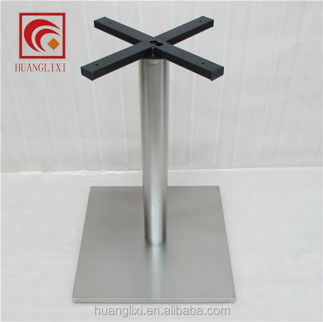 Composite Base Brushed Stainless Steel Table Leg Stainless Steel