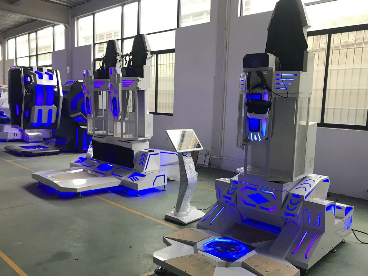 Newly Design Amusement Equipment 720 Degree Virtual Reality Super Rocket VR Simulator Game Machine