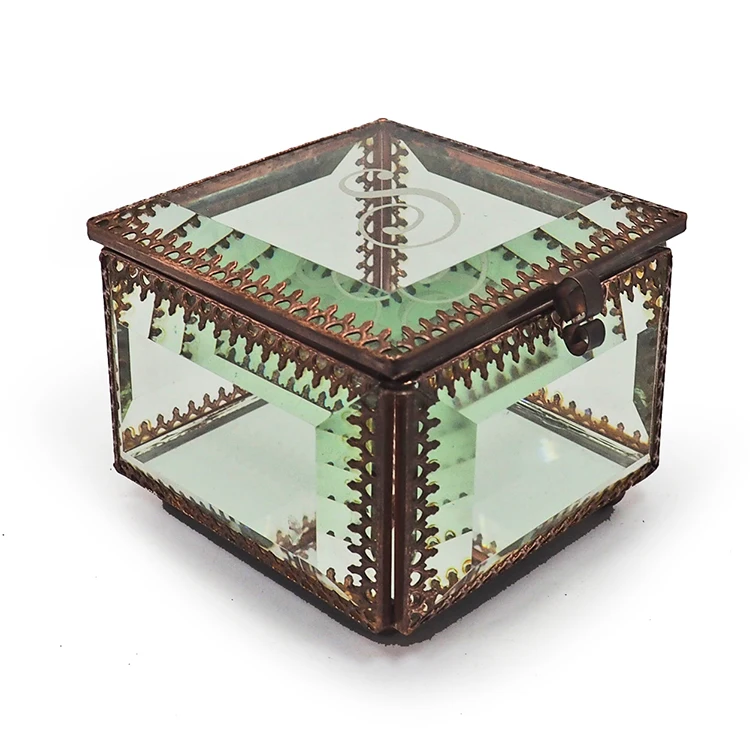 Hx8025g Wholesale Fashion Designed Luxury Glass Jewellery Box Buy