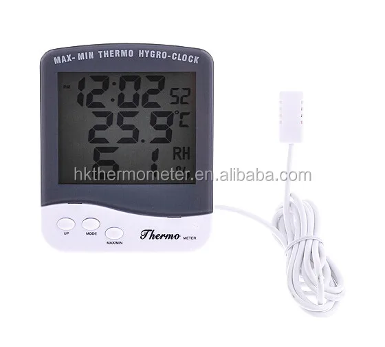 Max-min Thermo Hygro-clock Max Min Hygro Thermometer - Buy Max-min ...