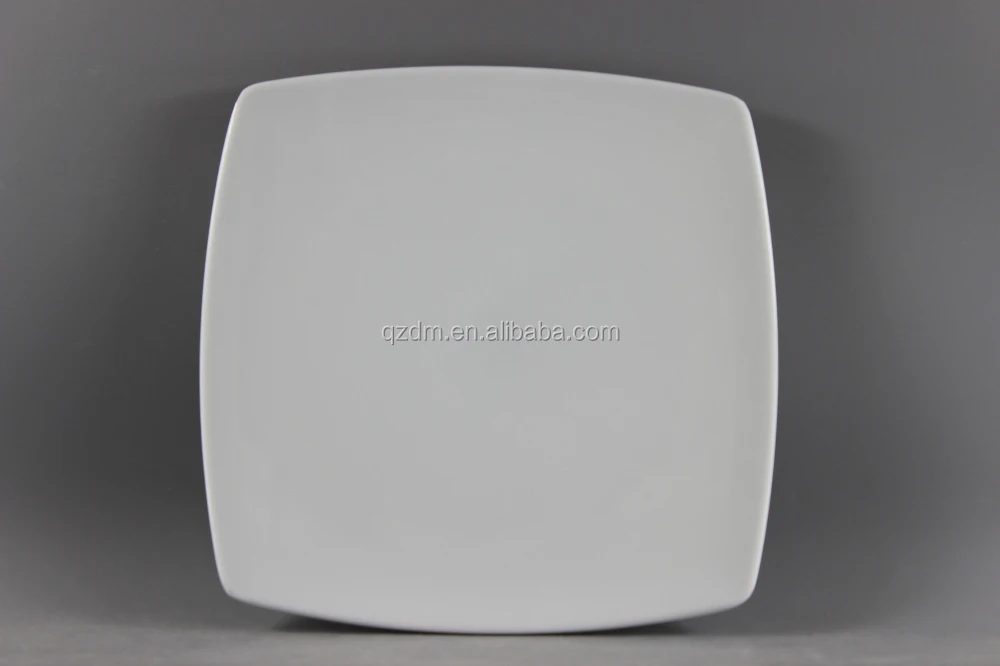 Blank Melamine Square Plate/White Melamine Square Plate