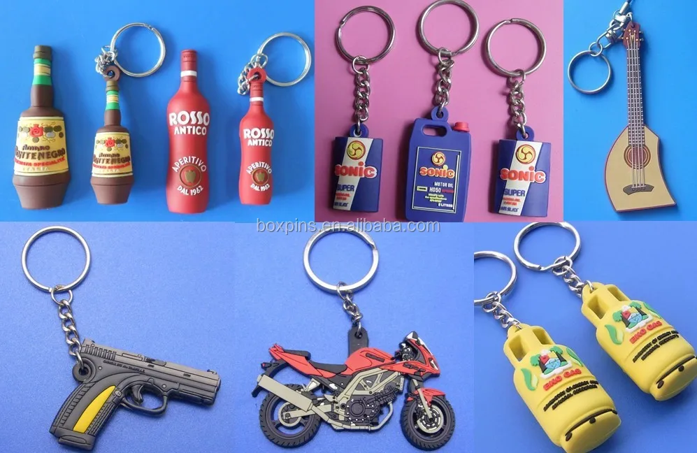 Field/land/grass Hockey Stick Soft Pvc Keyrings/key Pendant Charm