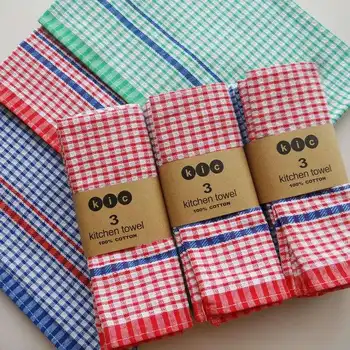 Cotton Dish Cloth Plaid Kitchen Towels Bulk Tea Eco Friendly Clean Cotton Dish Cloth Plaid Kitchen Towels Bulk Tea Eco Friendly Clean Scouring Pads
