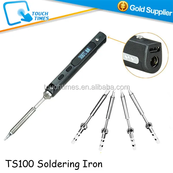 TS100 65W Digital OLED Programmable Soldering Iron 300 °C Work Temperature TS-B2
