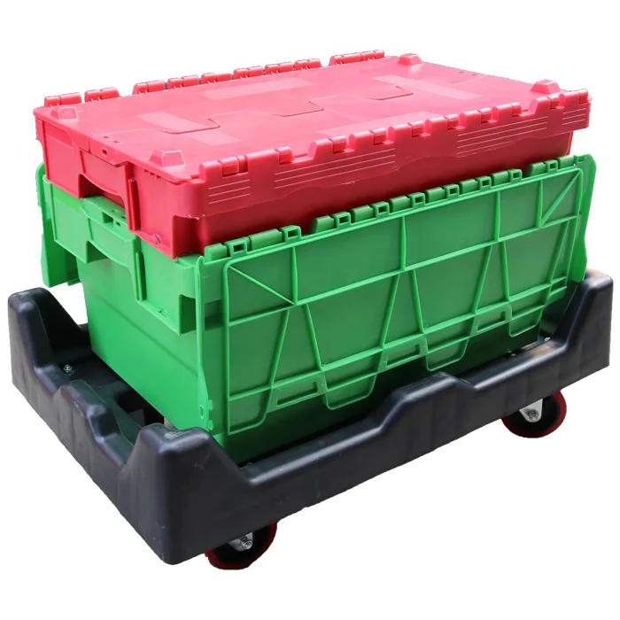 Qs Aluminum Dolly For Material Handling T House Plastic Moving Trolley