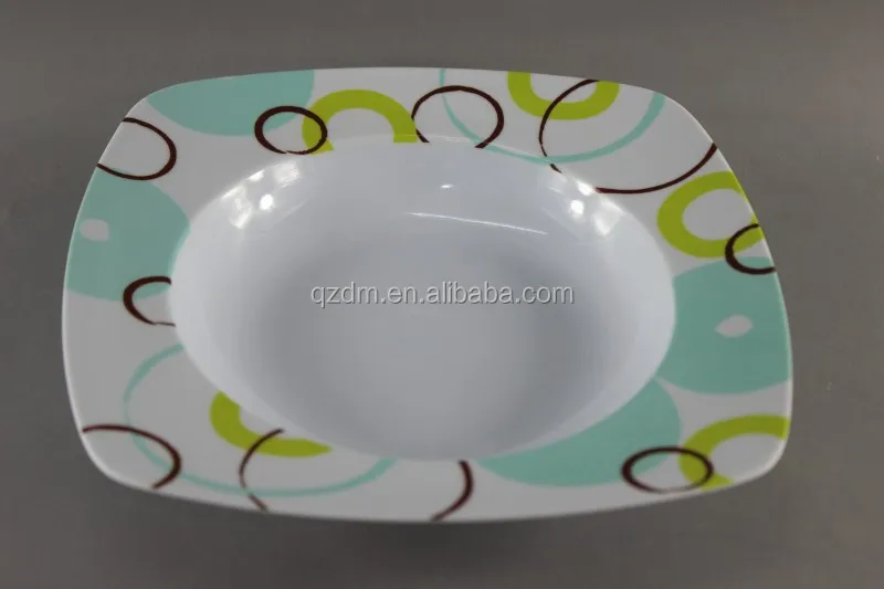 8inch Melamine Square suop plate