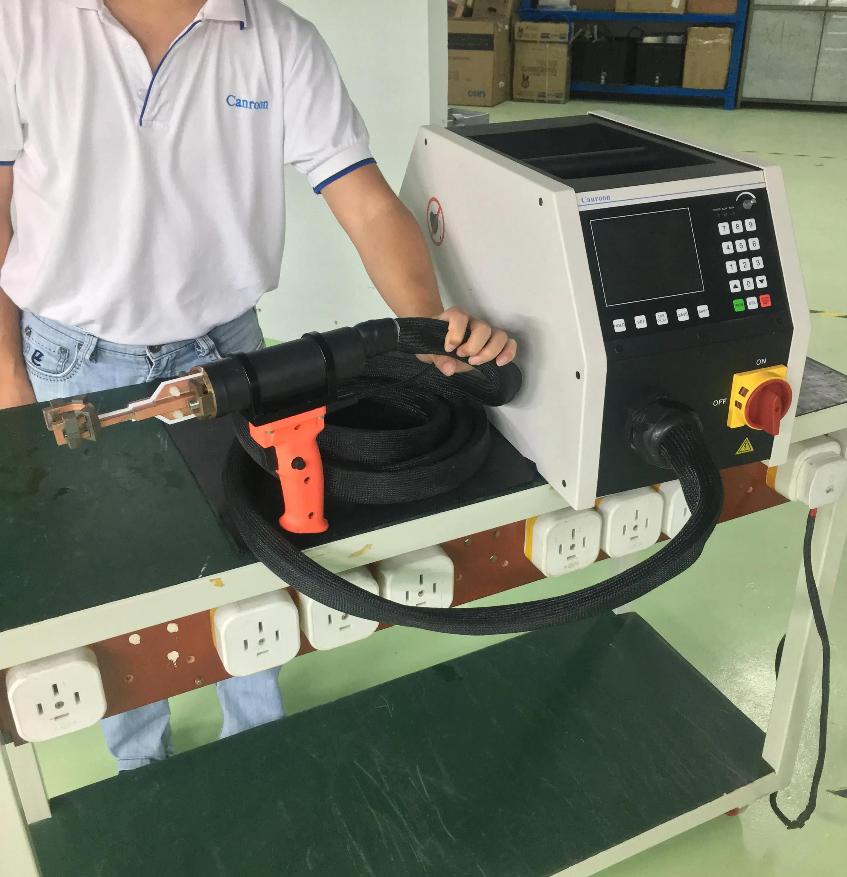 Canroon High Frequency Portable Induction Welding Machine For Steel Bar