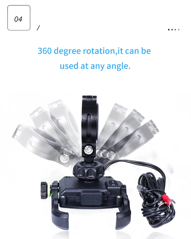 New hotsale Fast charge Motorcycle bike Phone Holder USB Charger