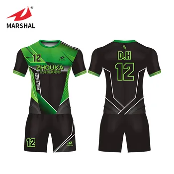 Zhouka New Model Soccer Uniforms For Teams Custom Suits Football Shirt 