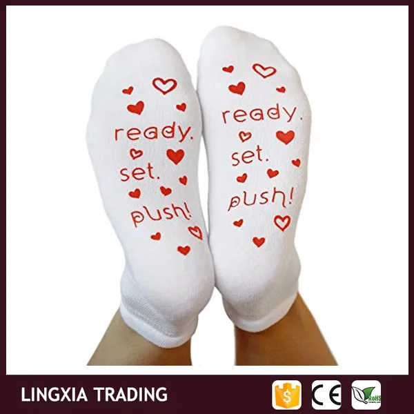 Custom Design Inspirational Non Skid Maternity Hospital Socks,Baby