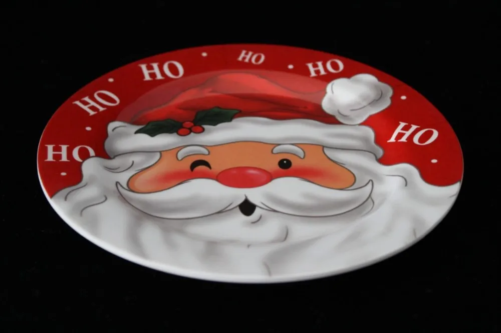 kid's Christmas melamine plate