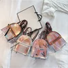 2019 fashion PVC transparent backpack girls hologram chic backpack jelly holographic backpack for women