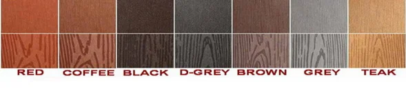 WPC decking color option