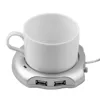 Hot Selling Promotion Gift 4 Port Usb 2.0 Hub Beverage Coffee Mug Heater USB Cup Warmer