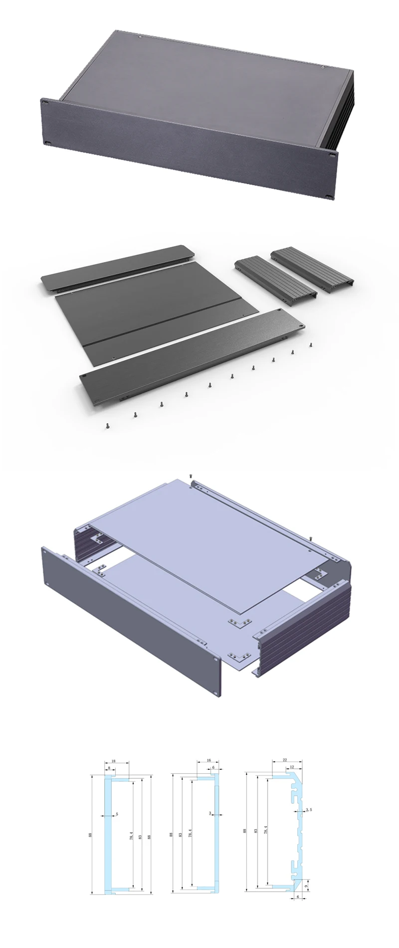 aluminum rc car chassis
