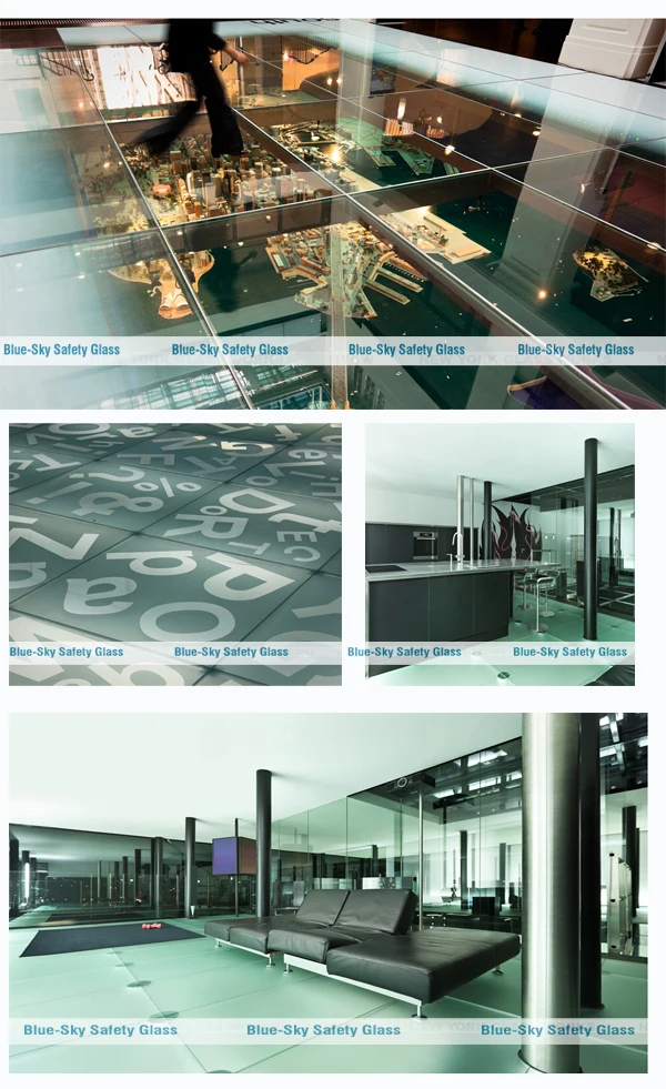 High Quality Laminated Glass Floor Panels 8mm+1.52pvb+8mm Buy