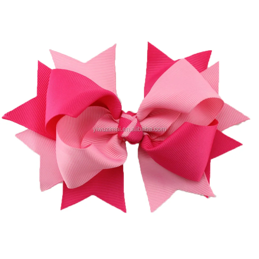 Fashion Leopard Styles Kids Bow Hair Accessories Little Girls Cute