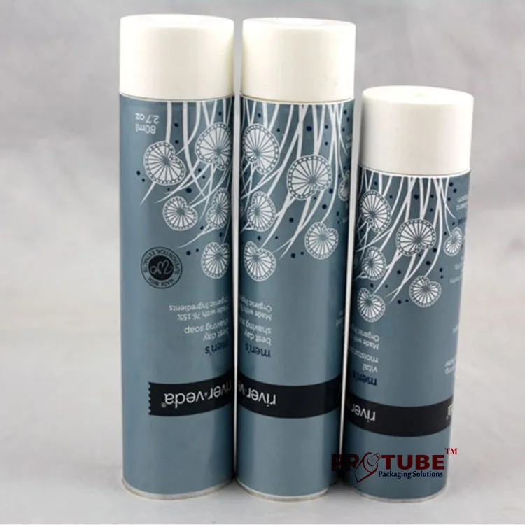 Octagonal cap hand cream tube packaging aluminum soft cosmetic tube