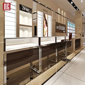 Unique Design High End Luxury Simple Wall Optical Shop Display